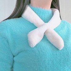 온하이어 여성 털 겨울 목도리 머플러