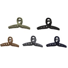 올림머리+집게핀