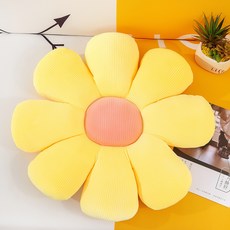 디자인노란쇼파쿠션