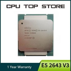 CPU 교체 호환 중고 인텔 제온 E5 2643 V3 34GHz 식스 코어 20M LGA 20113 프로세서 2643V3