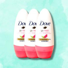 다몰 도브 데오드란트 롤온 석류와 레몬버베나 40ml x 3개 겨땀 땀냄새, 1ml