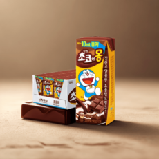 남양유업 대용량 간식 탕비실 초코에몽, 190ml, 26g