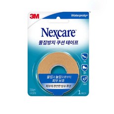 피부 쓸림 눌림 물집방지 쿠션테이프 2.54cm x 4.57M, 1개
