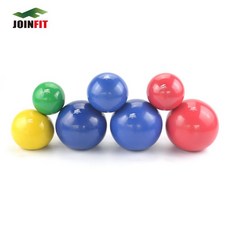 스쿼시 볼 하체 근력 운동 기구 소프트 메디신 코어 메디슨 웨이트 토닝볼 정품 Joinfit 피트니스 볼 요가 모래 볼 핸드볼 PVC 솔리드 볼 소프트 중력 볼, 1 파운드 녹색