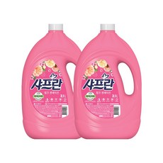 샤프란 시어버터 섬유유연제 핑크 센세이션 본품, 3.1L, 2개