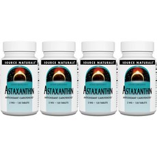 Source Naturals 소스내추럴스 아스타잔틴 2mg 테블릿, 4개, 120정