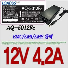 12V 4.2a/4a HP/벤큐/애니프로/에이메카/그린아이티씨, 1개, 어댑터 + 3구각 파워코드 1.8M