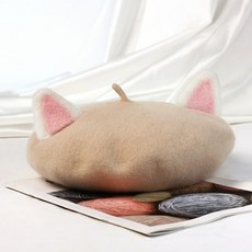 고양이성인털모자