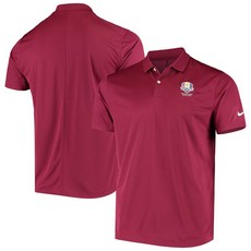 [미국정품] 301078 나이키 남성 골프웨어 티셔츠 2020 Ryder Cup Nike Victory Solid Logo Performance Polo - Maroon