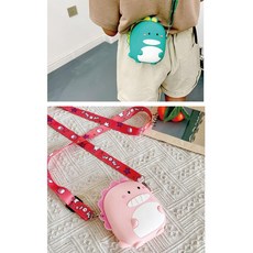 실리콘공룡크로스백