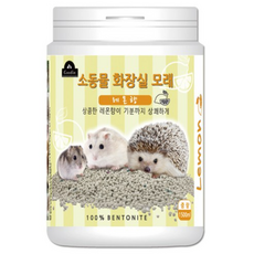 구딘 소동물 화장실 모래 레몬향, 1.5L, 11개
