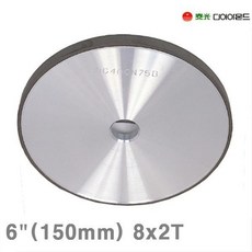 NS태광다이아몬드 초경연마용 다이아몬드휠 ST-W 6Inch(150mm) 8x2T 25.4 (방)400 (1EA)(CU)