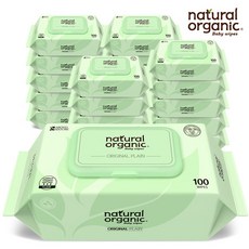 네츄럴오가닉오리지널플레인물티슈스마트캡형