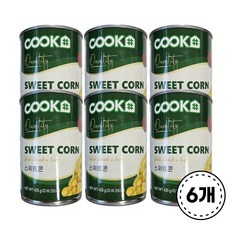 쿡샵 스위트콘, 425g, 6개
