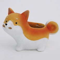 도매공간 이쁜화분 강아지 홈가든 인테리어화분 미니화분 카페소품 A_type W220C17 아크릴화분 꽃화분 도자기화분 화분