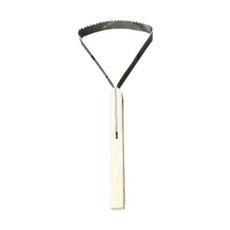 GHSHOP 휴대용 잔디 긁기 도구 손 도구 견고하고 잡초 제거 편안한 나무 손잡이야드 농장용 다기능, 27cmx12cm, 여러 가지 빛깔의, 휴대용 잔디 긁는 도구, 1개