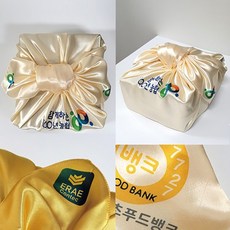 주문제작) 공단보자기 부분인쇄 (인쇄크기15cm x 15cm), 포장없음, 100~199개