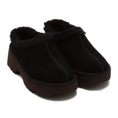 UGG W 뉴 하이츠 코지클로그 블랙색상 따뜻한 어그부츠 슬립온 겨울패션신발 선물용신상