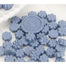 씰링 매트 다색 봉투 오프닝 빈티지 봉인 꽃 캔들 만들기 55g, Wild Iris Blue, 1개
