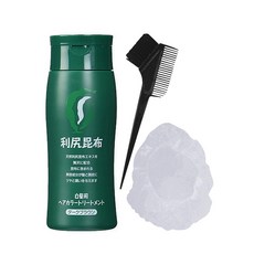 리지리 다시마 일본직배염발제 천연 다시마 염발제 차백발염발과 머리 감는 욕모 식물성분 다크 브라운 염색제, 상세페이지 참조, 상세페이지 참조