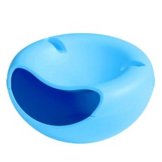 쉘 보관함 스낵 그릇 레이어 건조 과일 용기 해바라기 씨 너트, 4.Blue, 1개