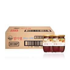 베스트식품 청정원 복음자리 딸기쨈 380g x12개, 단품/단품