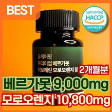 HACCP 인증 유케어핏 베르가못 폴리페놀 지중해 식단의 핵심, 1개, 60정