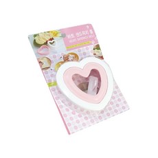 [여기서판다] GF-하트샌드위치틀 - 2EA 틀 모양틀 샌드위치틀 [612600EA], 쿠팡 본상품선택