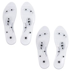  발마사지 풋케어 지압 자석 깔창 인솔 2세트  상품 이미지