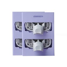 Margaret Flamingo 5블레이드 면도기 교체 블레이드 카트리지 4개 156478