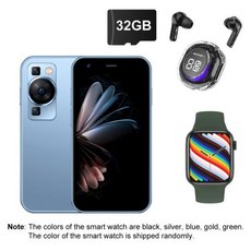 스마트폰 플레이 스토어 1000mAh 글로벌 휴대폰 30 화면 셀룰러 안드로이드 인치 GPS 3G SERVO 2GB 소형 미니 구글 쿼드 16GB, 없음, 13) 블루 Super Package - 16G - 2