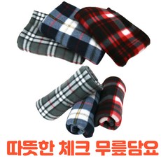 체크무늬담요
