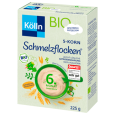 쾰른 Kolln 친자연 멜트 플레이크 5가지 곡물, 225g, 1개