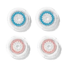 클라리소닉 딥 포어 앤 래디언스 페이셜 클렌징 칫솔모 교체 세트, 4 Count