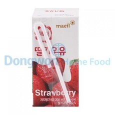 멸균딸기우유 매일유업 200mL