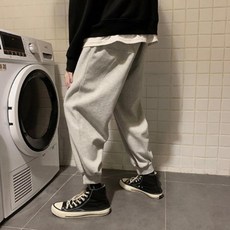 스포츠 남성 트레이닝복 조거 캐주얼 스트레이트 긴바지