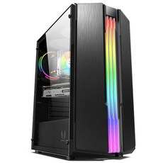 쓰리알시스템 RGB PC케이스 S450CP 블랙