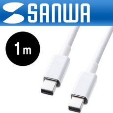 ksw34801 KC_DPMM1W Mini DP 1.2케이블1m, 케이블 1m