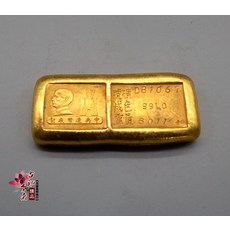 설린마켓 엔틱 쑨원 코발트골드 진열 장식품 실심 중앙 조폐 민국 기념 금 골드바