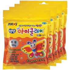 아모스 탱탱 아이클레이 파우치 2500, 주황, 4개