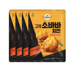 cj제일제당 간편 야식 안주 [고메 소바바치킨] 소이허니 순살 375g