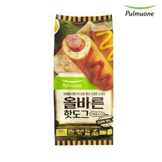 풀무원 올바른 핫도그 375g(5개입), 올바른 핫도그 75gx5개