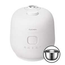  쿠첸 brain 풀스테인리스 듀얼프레셔 IH 전기압력밥솥 6인용, CRH-TWS1010BW 