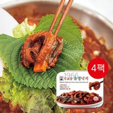 [KT알파쇼핑] 무교동 유정낙지볶음 300g 4팩, 4개