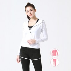 베이직엘르 BEL-S235H+BEL-S256K 여성인 후드집업 래쉬가드세트