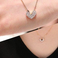 18케이포도송이유색팬던트