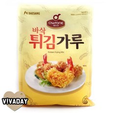 MY 청정원 바삭 튀김가루 부침가루 1kg, 에스에이치상사 바삭부침가루