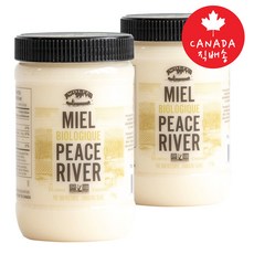 피스리버허니 캐나다 오가닉 유기농 생꿀 Peace River Creamed Raw Organic Honey 1kg (캐나다산)