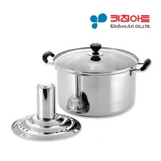 키친아트 클린 스텐 빨래솥, 1개, 34cm
