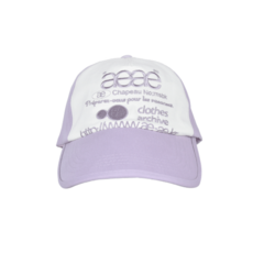 에이이에이이 AEAE WEB LOGO 5 PANNEL BALL CAP - [LAVENDAR] - aeae모자